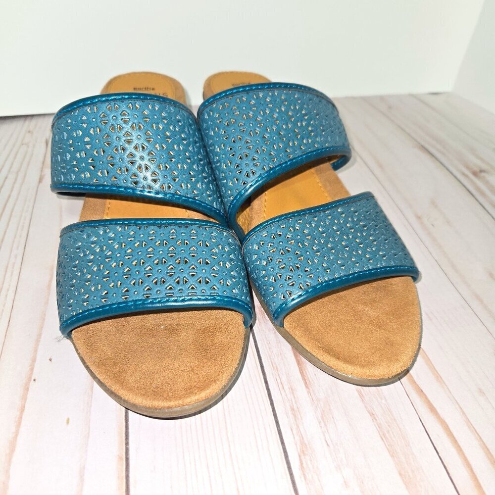 Earth Origins Women's, Cayla Sandal Teal Size 9